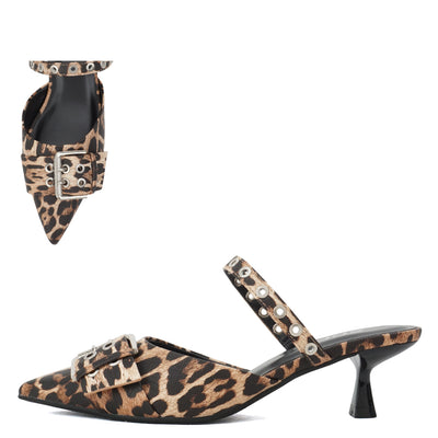 Buckle Detail Kitten Heel
