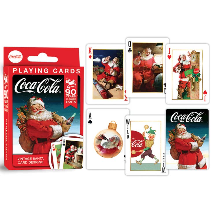 Vintage Coca Cola Santa Playing Cards