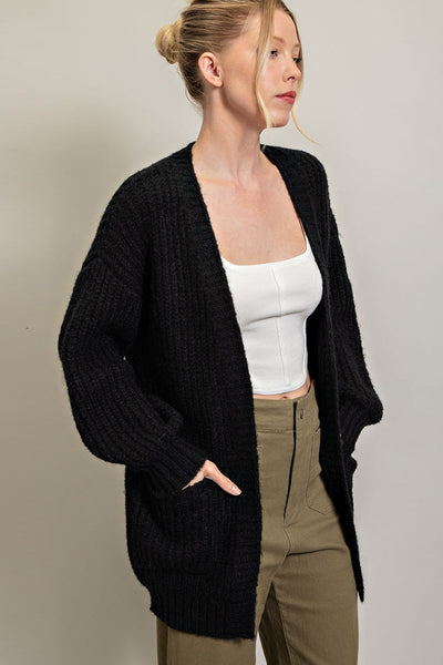 Knit Pocket Cardigan