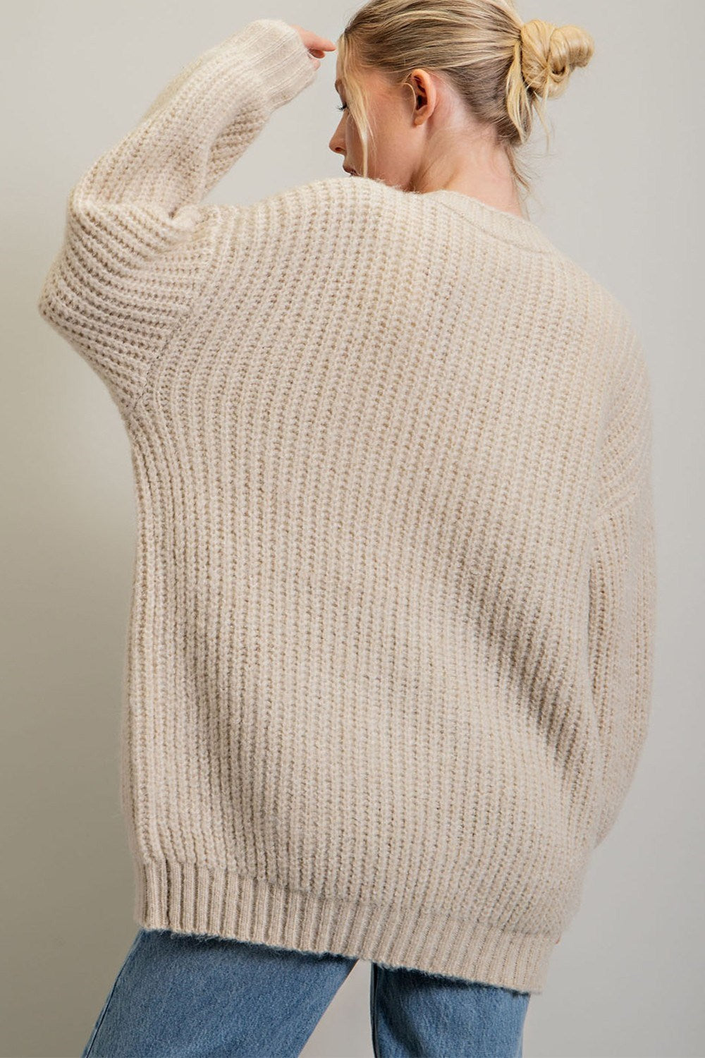 Knit Pocket Cardigan