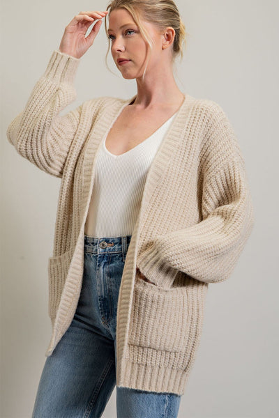 Knit Pocket Cardigan