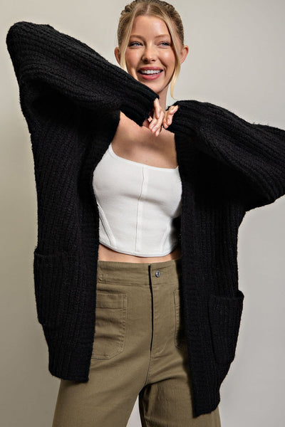 Knit Pocket Cardigan