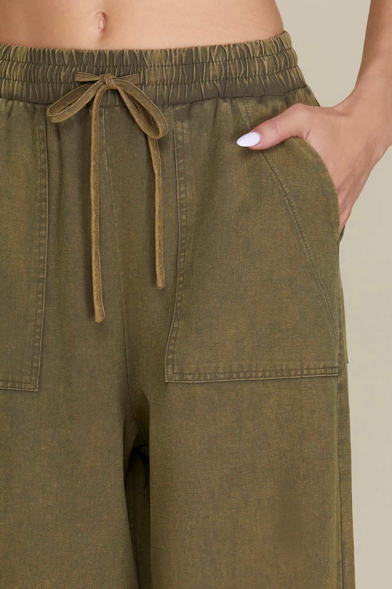 Mineral Wash Woven Pant