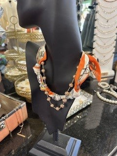 Scarf Pearl Necklace