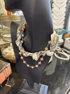 Scarf Pearl Necklace