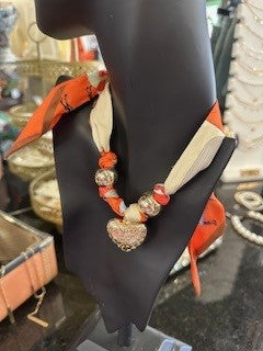 Scarf Charm Necklace