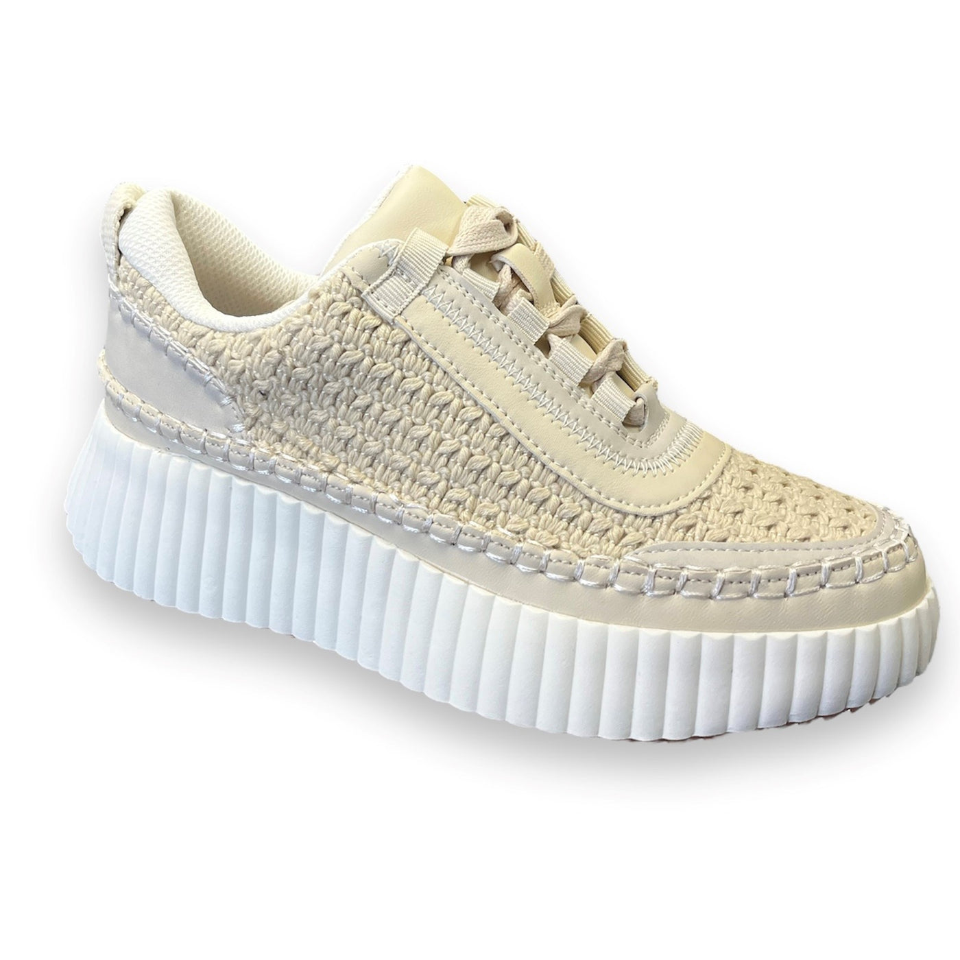 Woven Flatform Sneaker