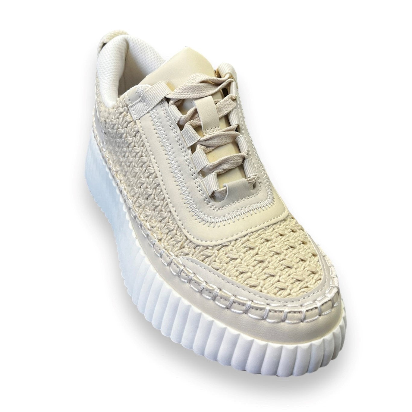 Woven Flatform Sneaker