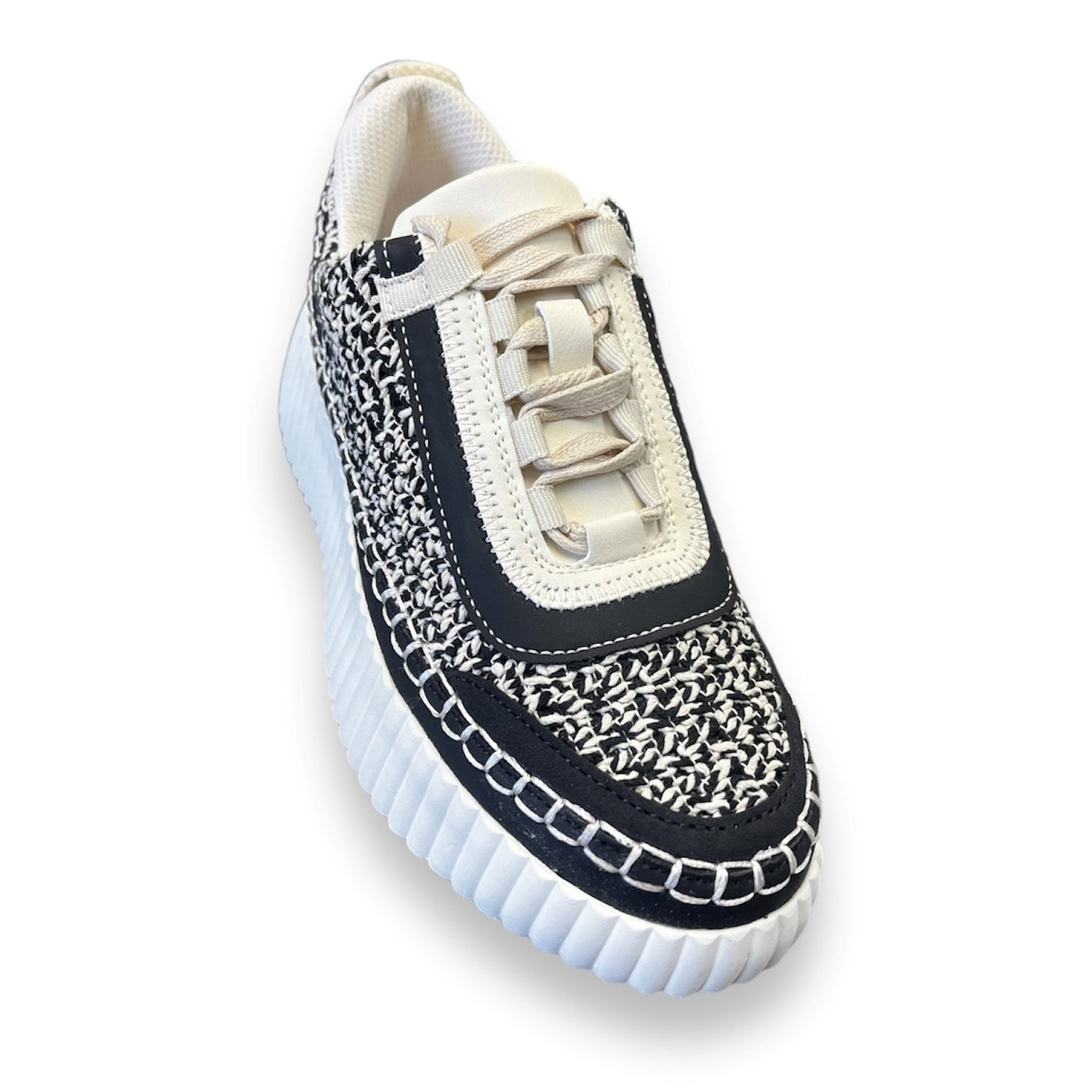 Woven Flatform Sneaker