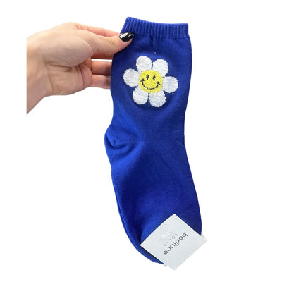 Happy Daisy Crew Socks