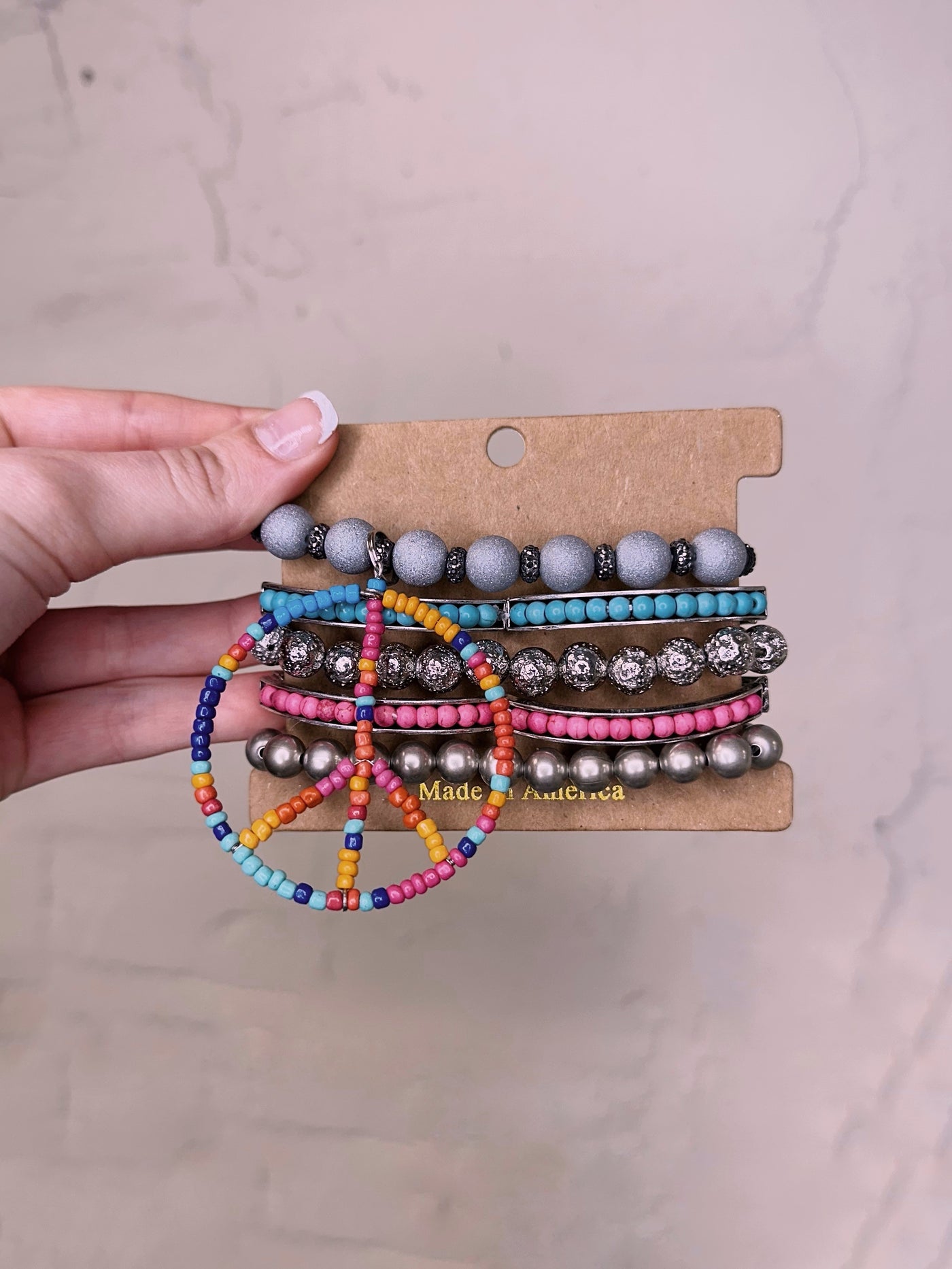 Western Peace Bracelet Stack