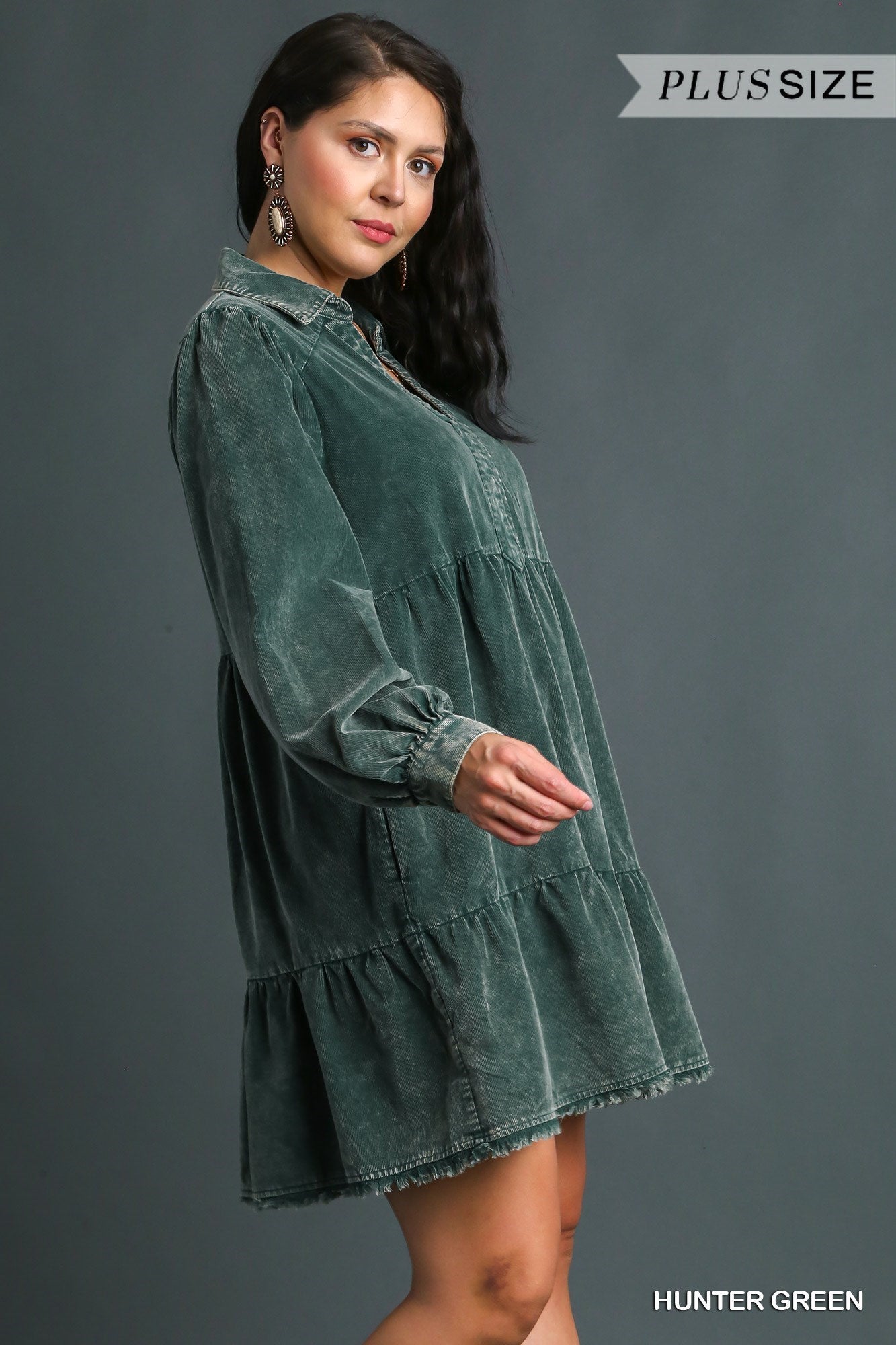Mineral Wash Corduroy Dress Whimsical Willow Boutique & Spa Mineral Wash Corduroy Dress Whimsical Willow Boutique & Spa