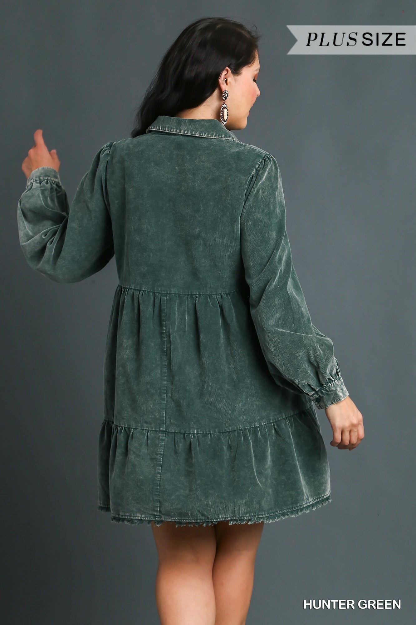 Mineral Wash Corduroy Dress Whimsical Willow Boutique & Spa Mineral Wash Corduroy Dress Whimsical Willow Boutique & Spa