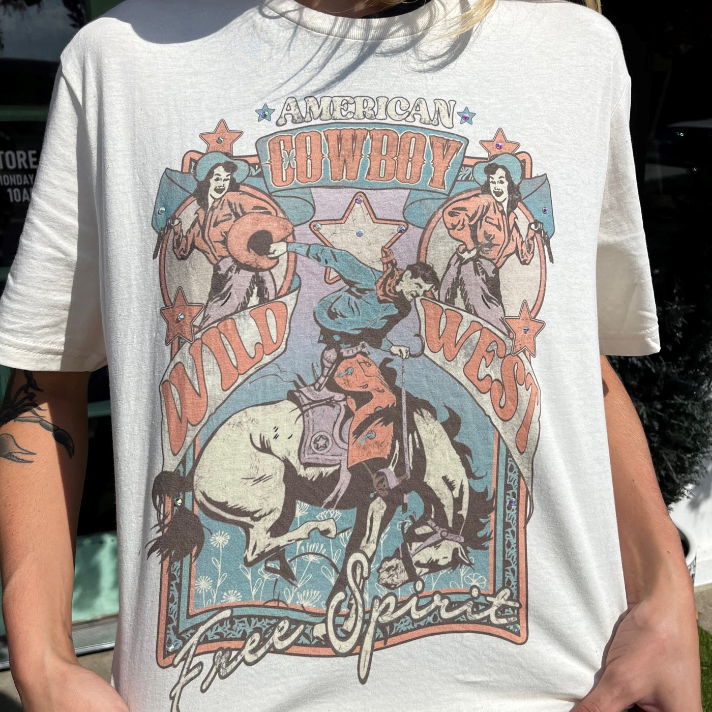 Wild West Rhinestone Tee