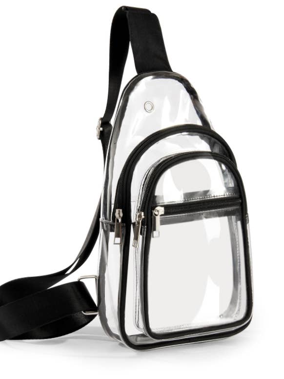 Adjustable Clear Sling Bag