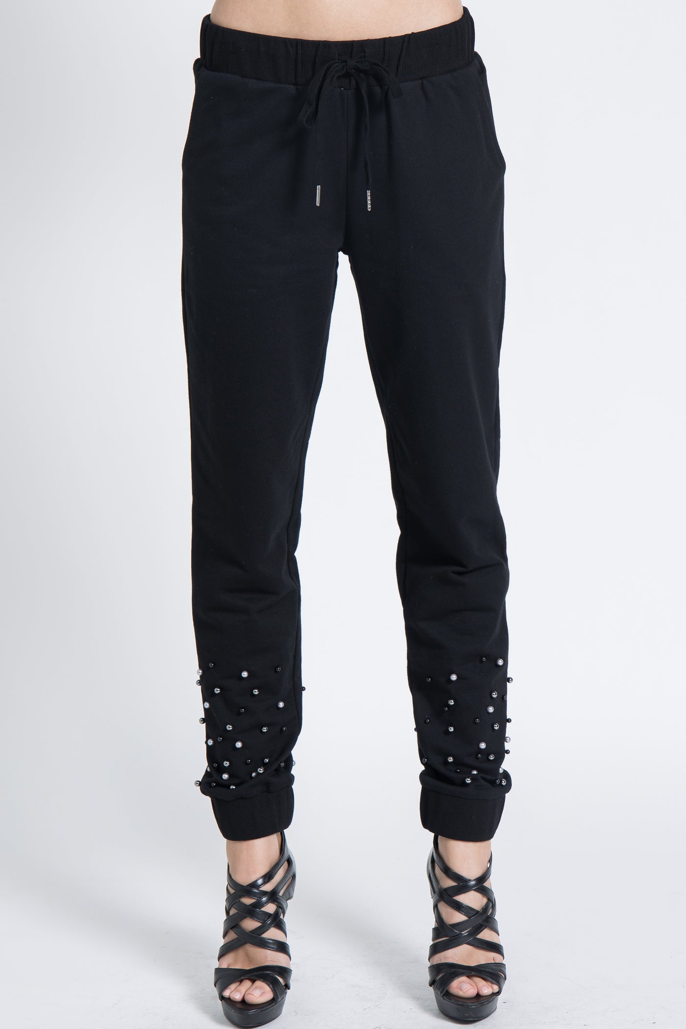 Pearl Studded Joggers