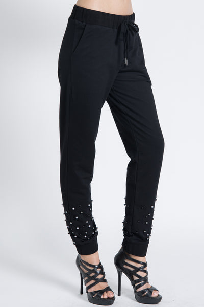 Pearl Studded Joggers