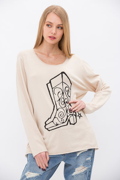 Knitted Boot Sweater