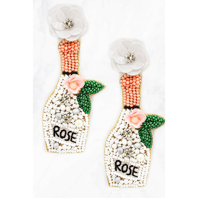 Champagne Rose Earrings
