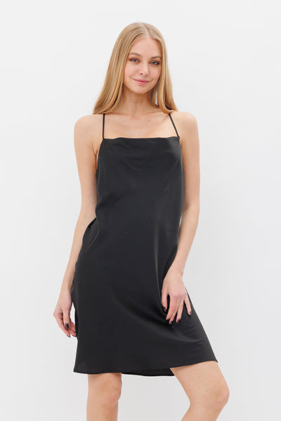 Satin Studded Dress