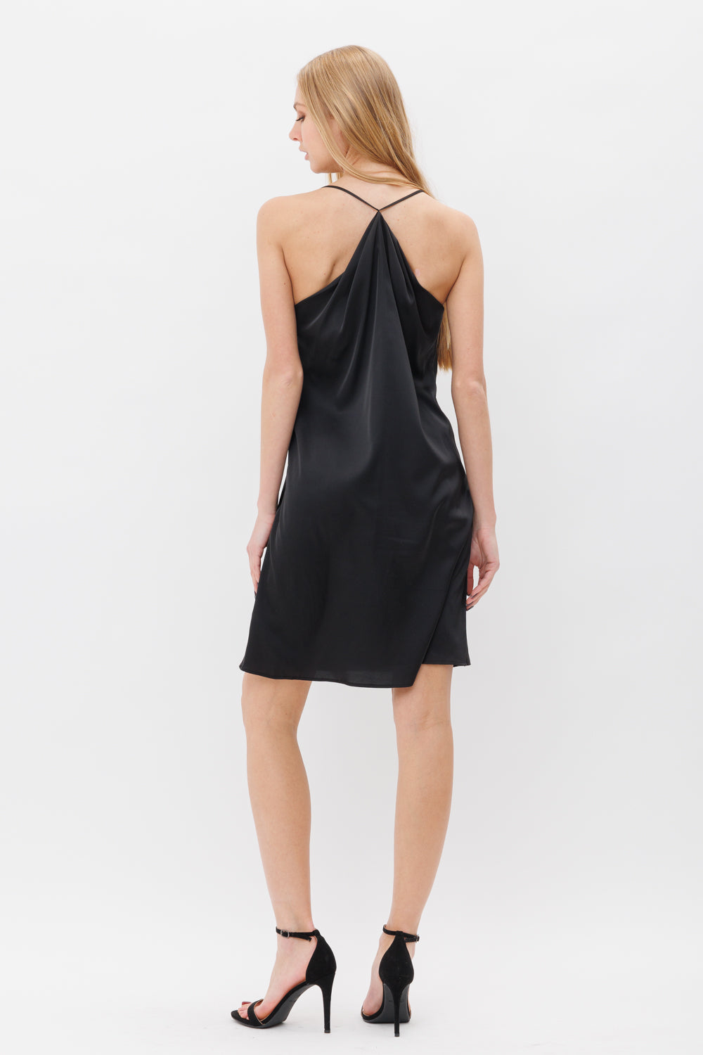 Satin Studded Dress