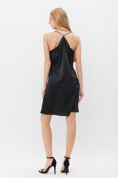 Satin Studded Dress