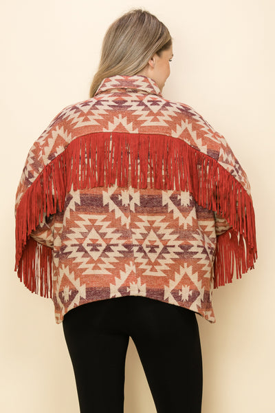 Aztec Fringe Jacket