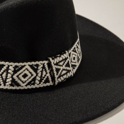 Aztec Print Western Hat Band