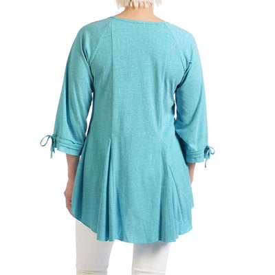 Pleat Front Henley Top