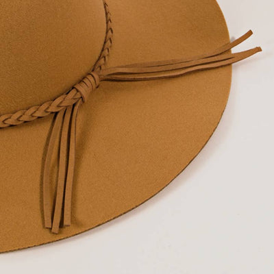 Bohemian Faux Wool Hat