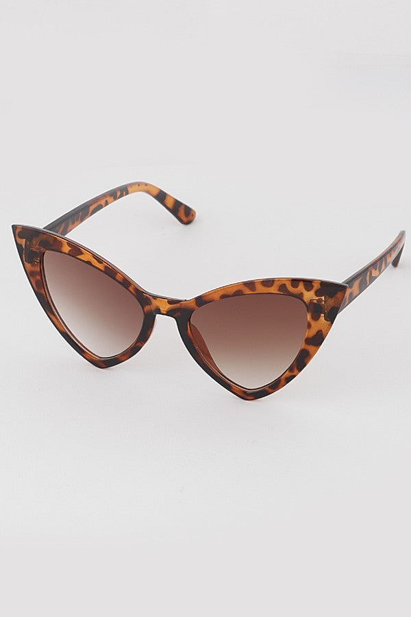 Retro Triangle Cat Eye Sunglasses