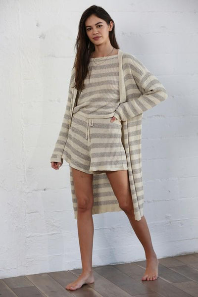 Knit Stripe Lounge Set