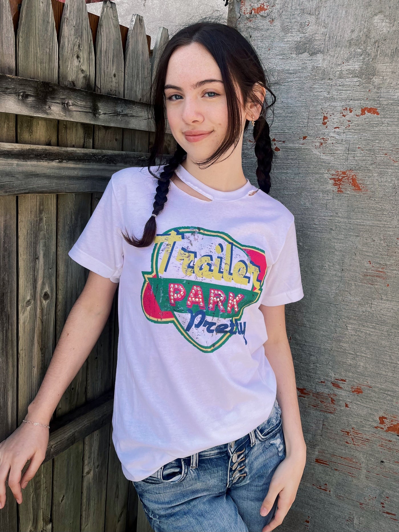 Trailer Park Pretty Bling Tee