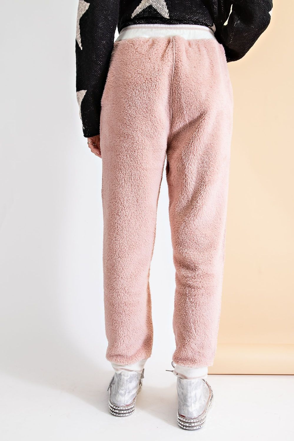 Teddy Fur Slouch Joggers