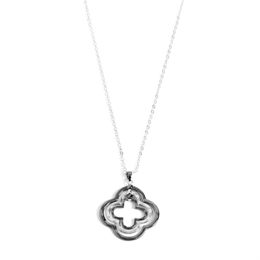 Gunmetal Burst Necklace