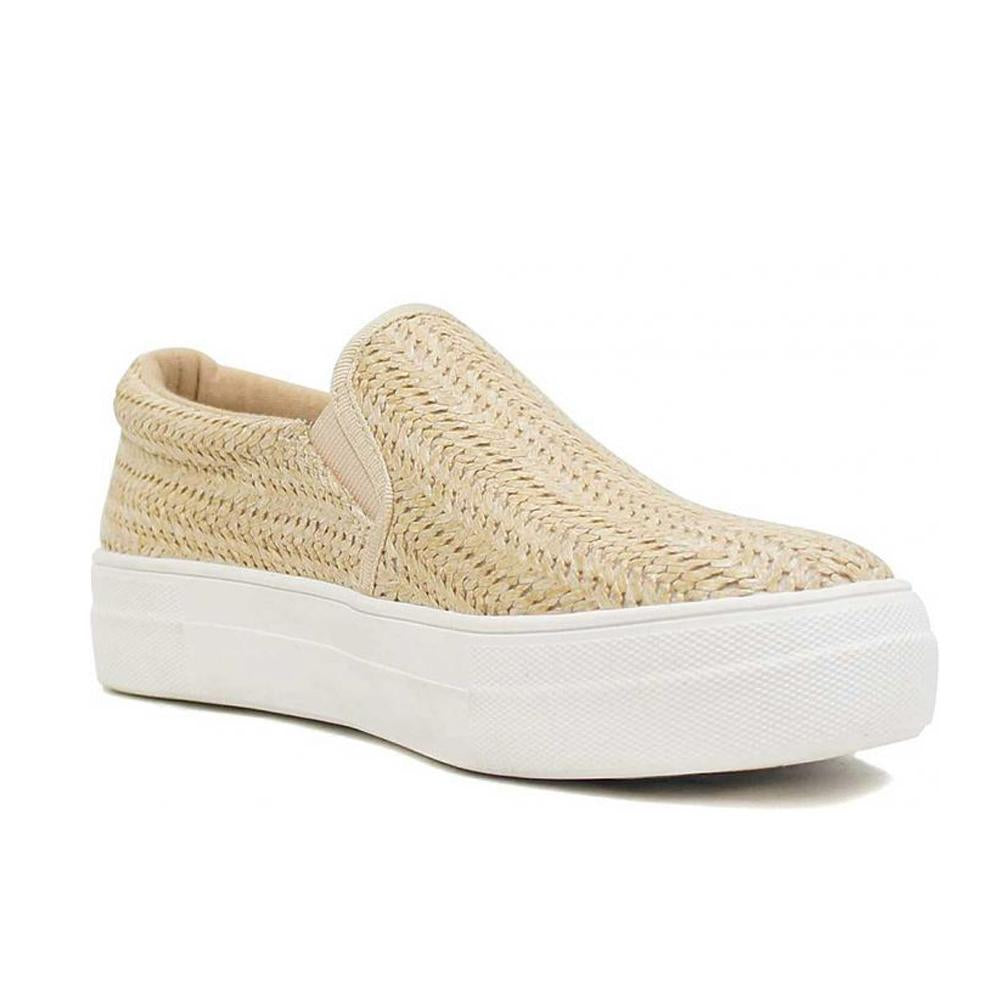 Slip On Raffia Sneaker