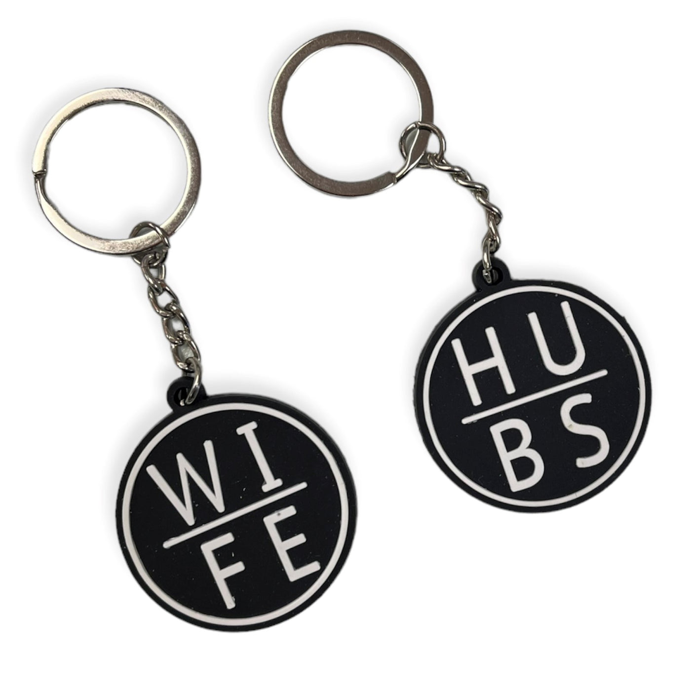 Wife & Hubs Keychain