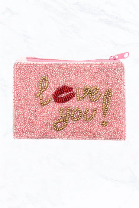 Seed Bead Coin Pouch