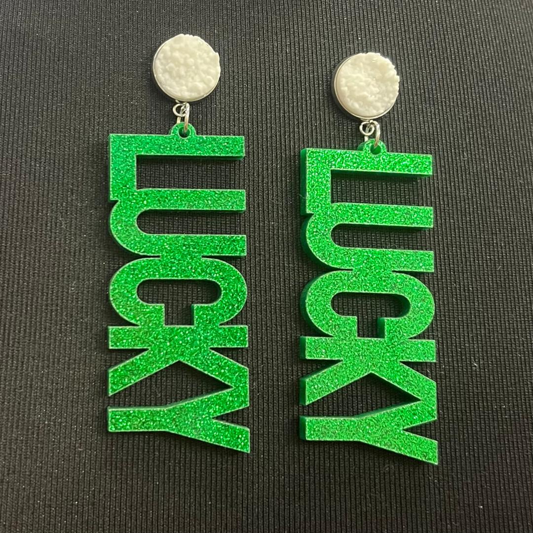 Lucky Druzy Earring