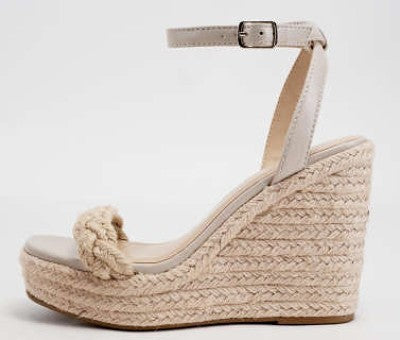 Braided Espadrille Wedge Sandal