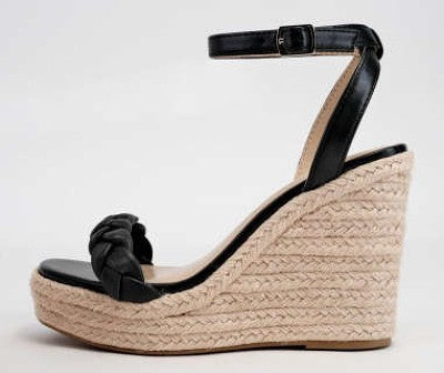 Braided Espadrille Wedge Sandal