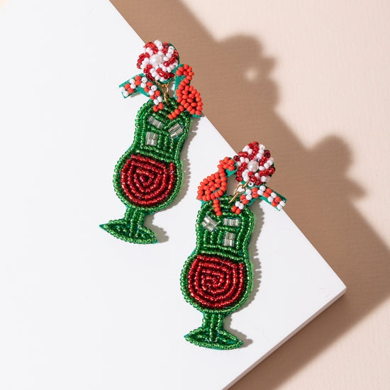 Peppermint Cocktail Earrings