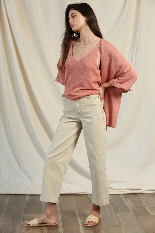Knit Tank & Cardigan Set – Whimsical Willow Boutique & Spa