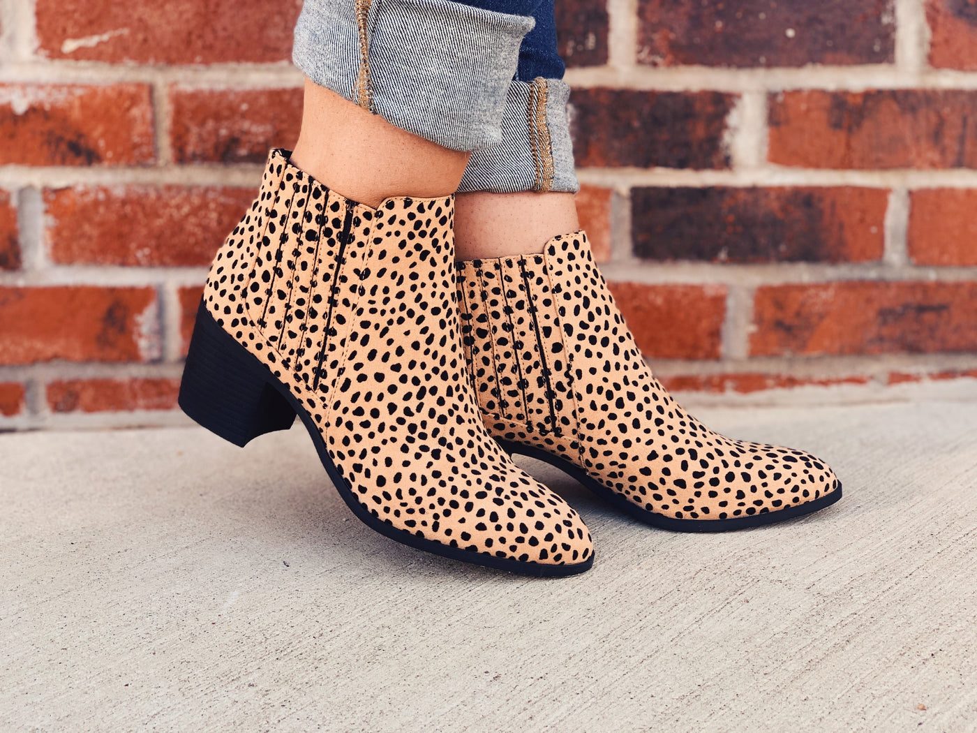 Mini Leopard Spotted Bootie
