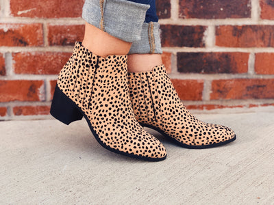 Mini Leopard Spotted Bootie