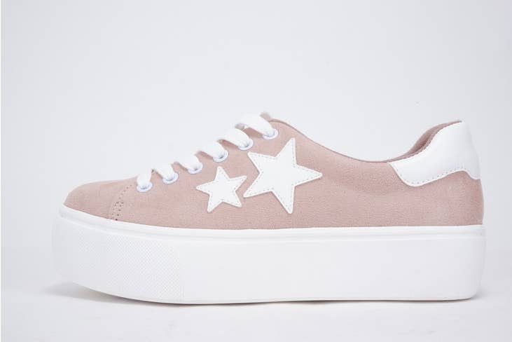 Star Detail Flatform Sneaker