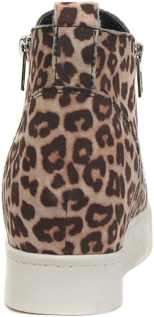 Cheetah Hidden Wedge Sneakers