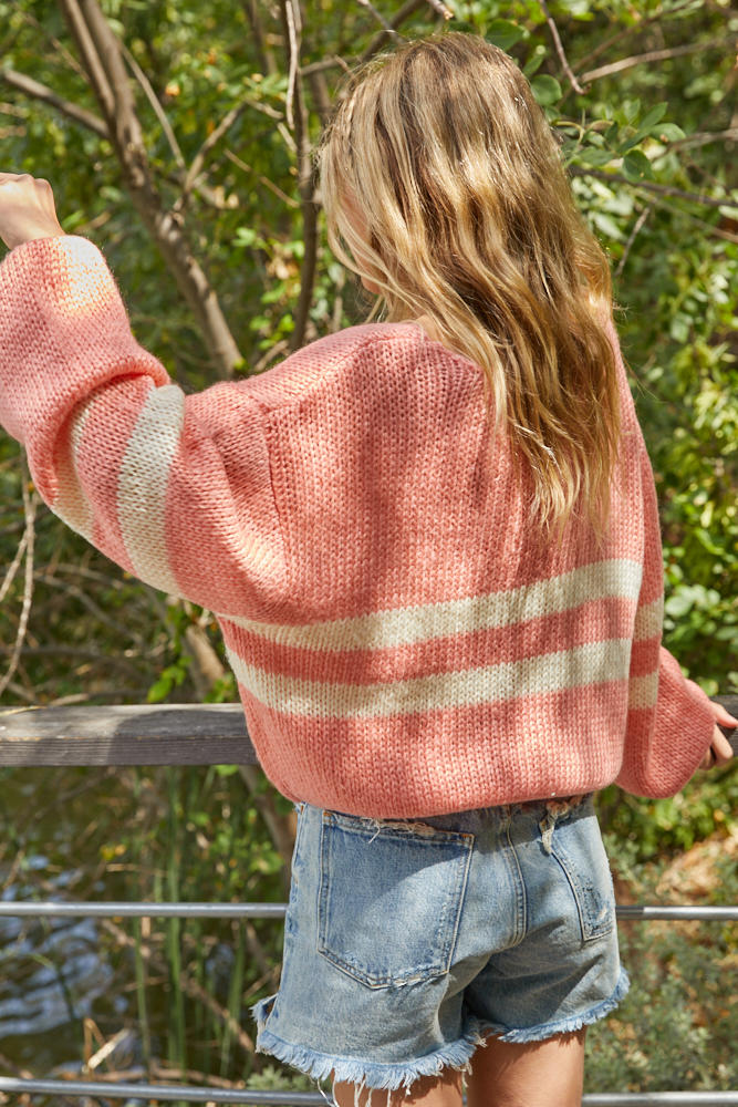 Knit Varsity Stripe Sweater