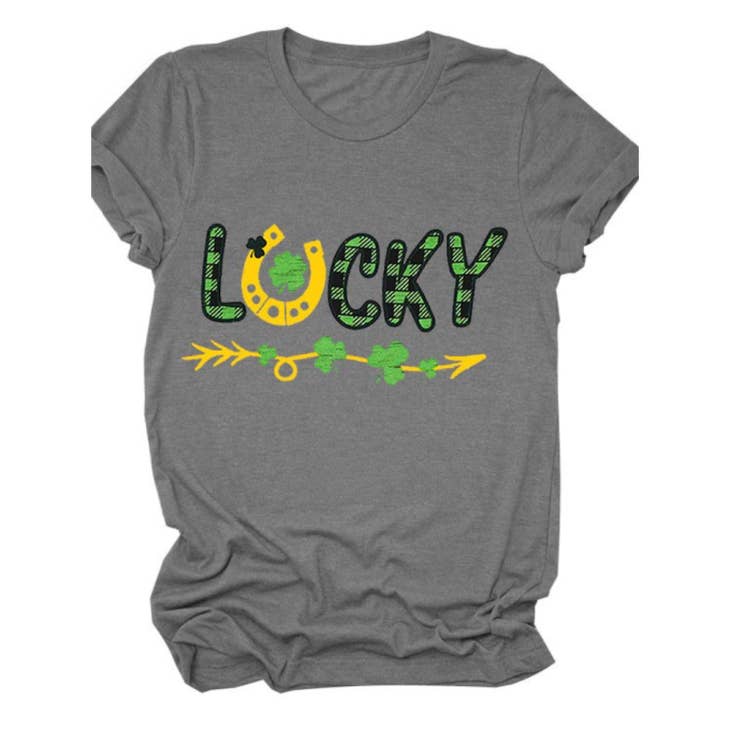 Lucky Short Sleeve Athletic Tee